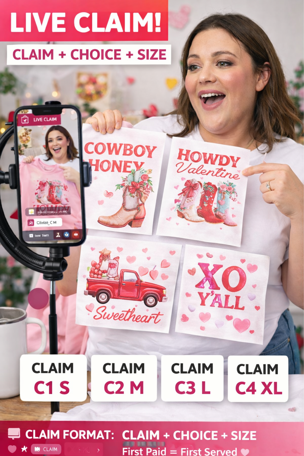 Live Sweatshirt claim