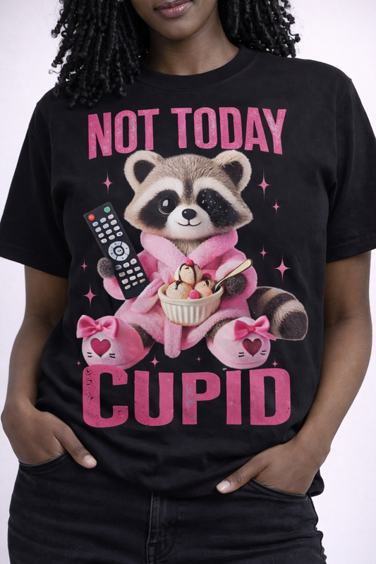 Not Today Cupid” Graphic Sweatshirt – Cozy & Cute Edition